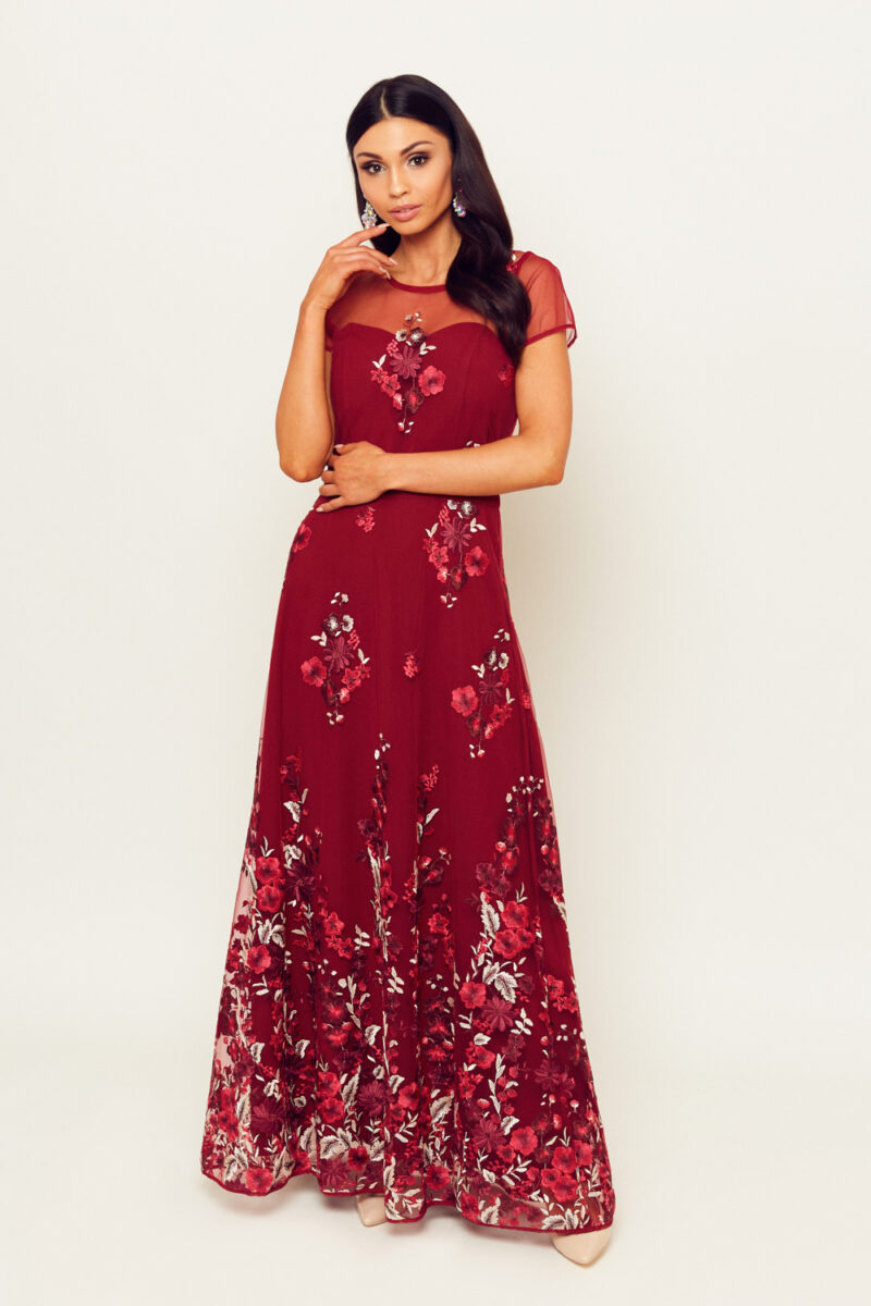 sukienka Rose bordo