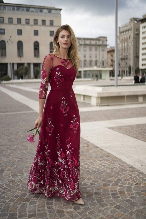 sukienka Rose bordo