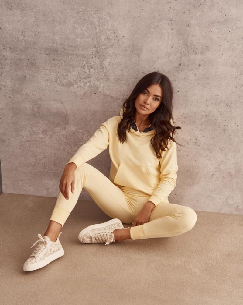 Komplet Jasmine - bananowy
