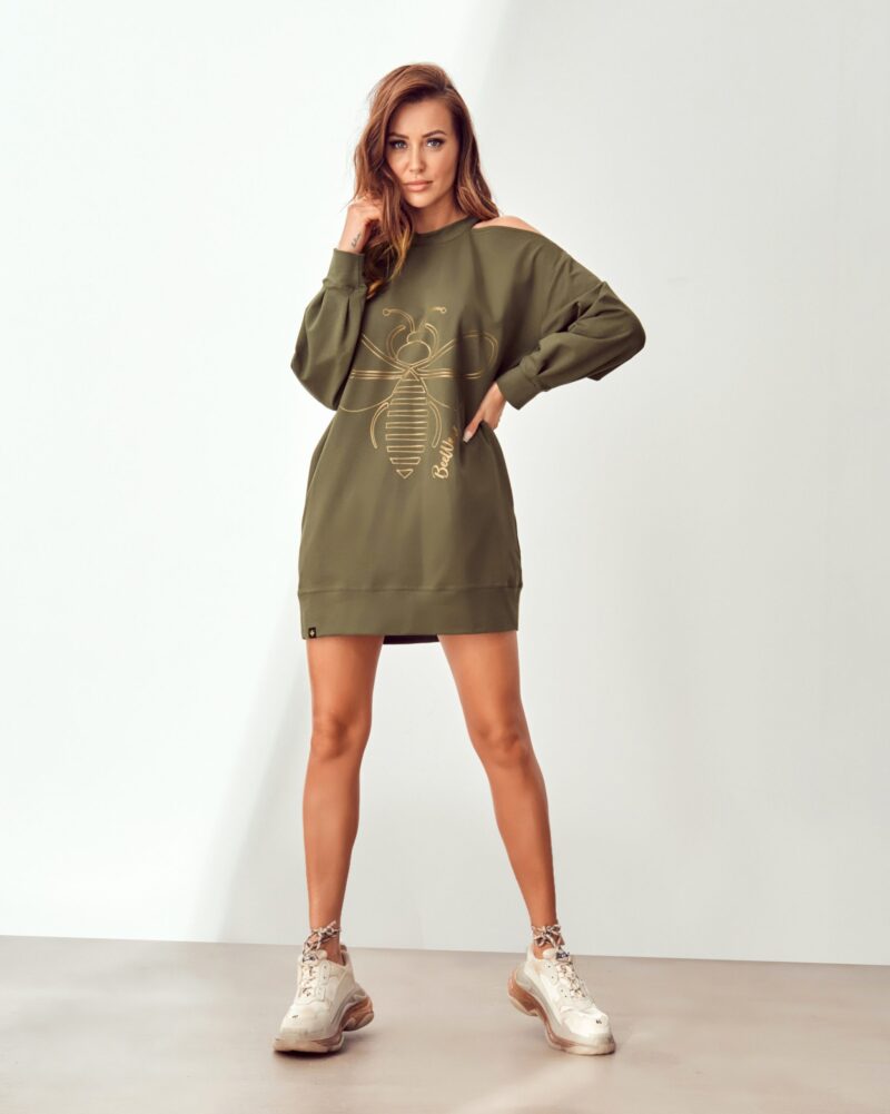 Bawełniana tunika Mona - khaki