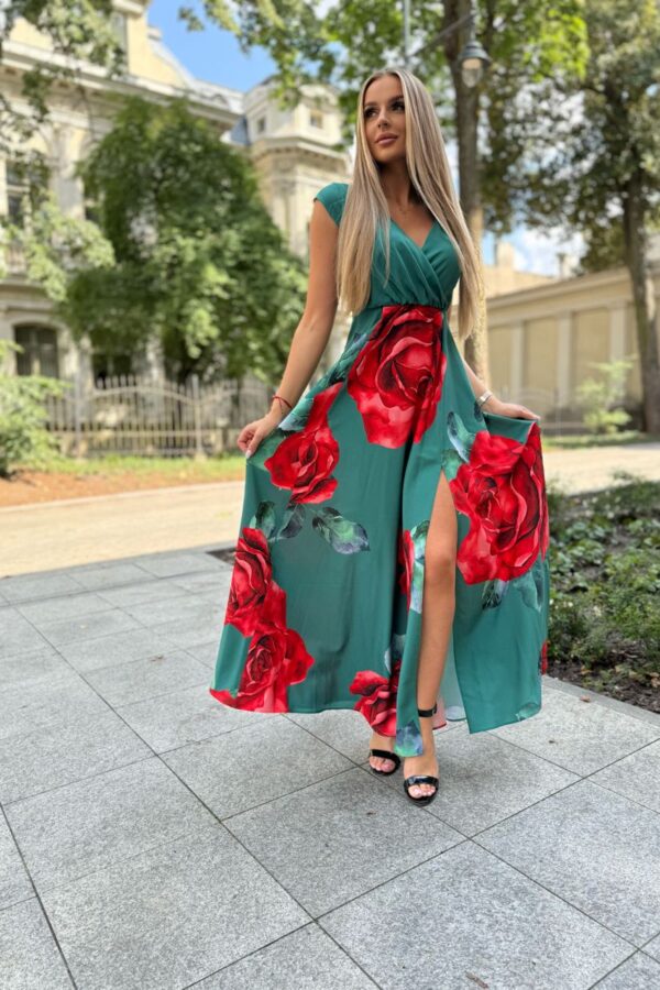 sukienka Flower zielona
